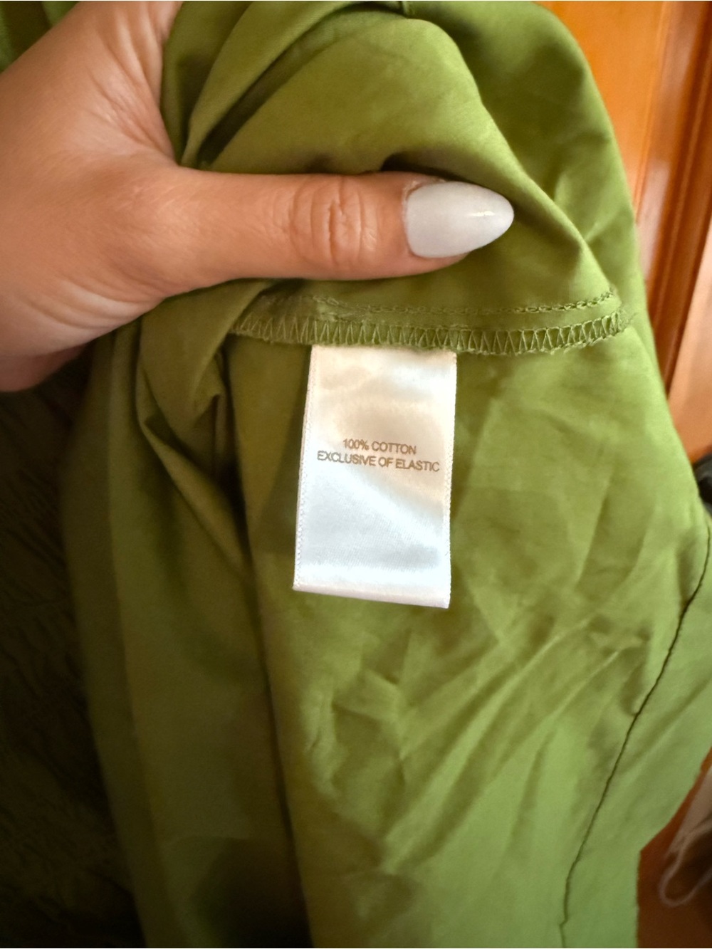 Caroline Constas Cotton drop waist scrunch smocked maxi dress green NEW - Picture 7 of 11